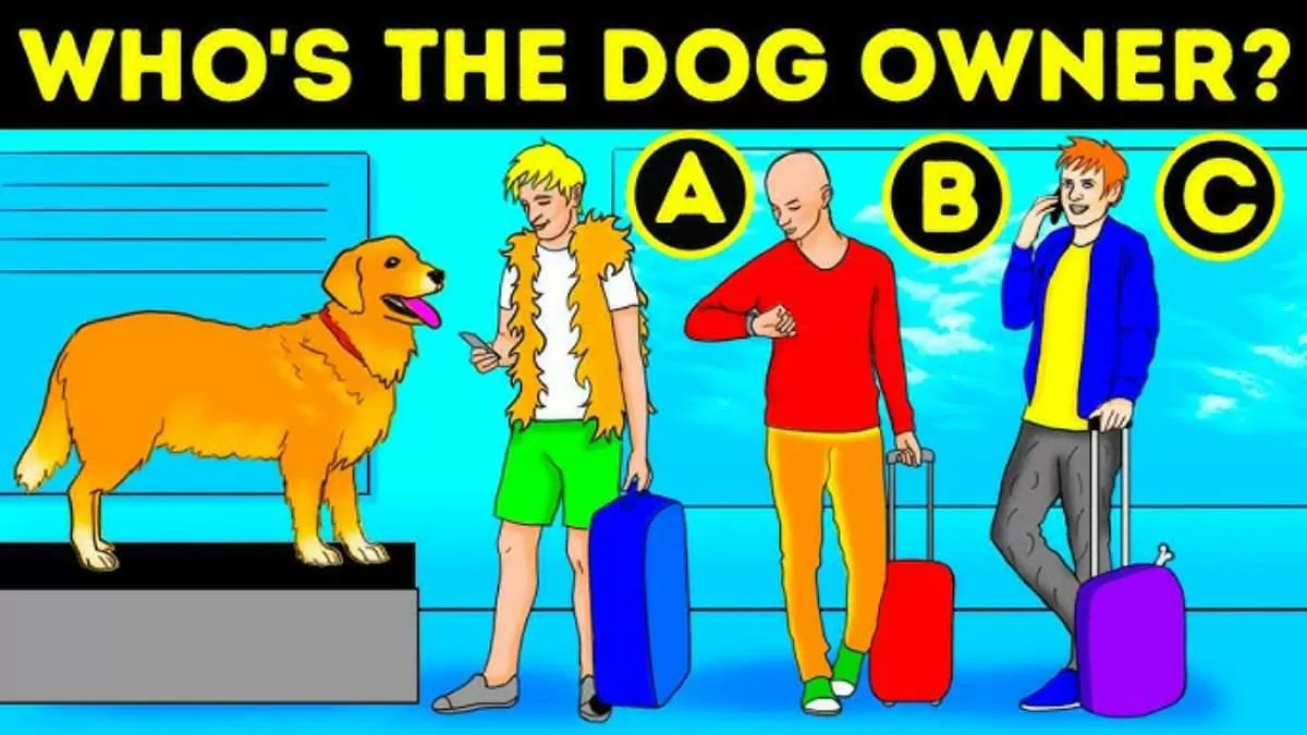 Brain Teaser IQ Test: Spot Who Is The Dog #39 s Owner? Only 1% Answer Brain Teaser IQ Test: Spot Who Is The Dog #39 s Owner? Only 1% Answer