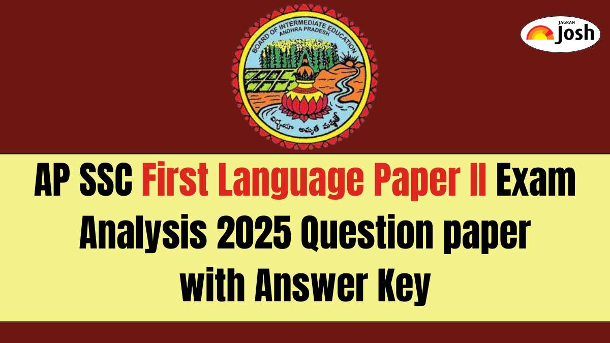 AP SSC First Language Exam Analysis 2025 Question Paper with Answer Key, Download PDF