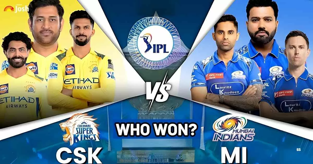 Who Won the Match B/w CSK vs MI IPL 2025?
