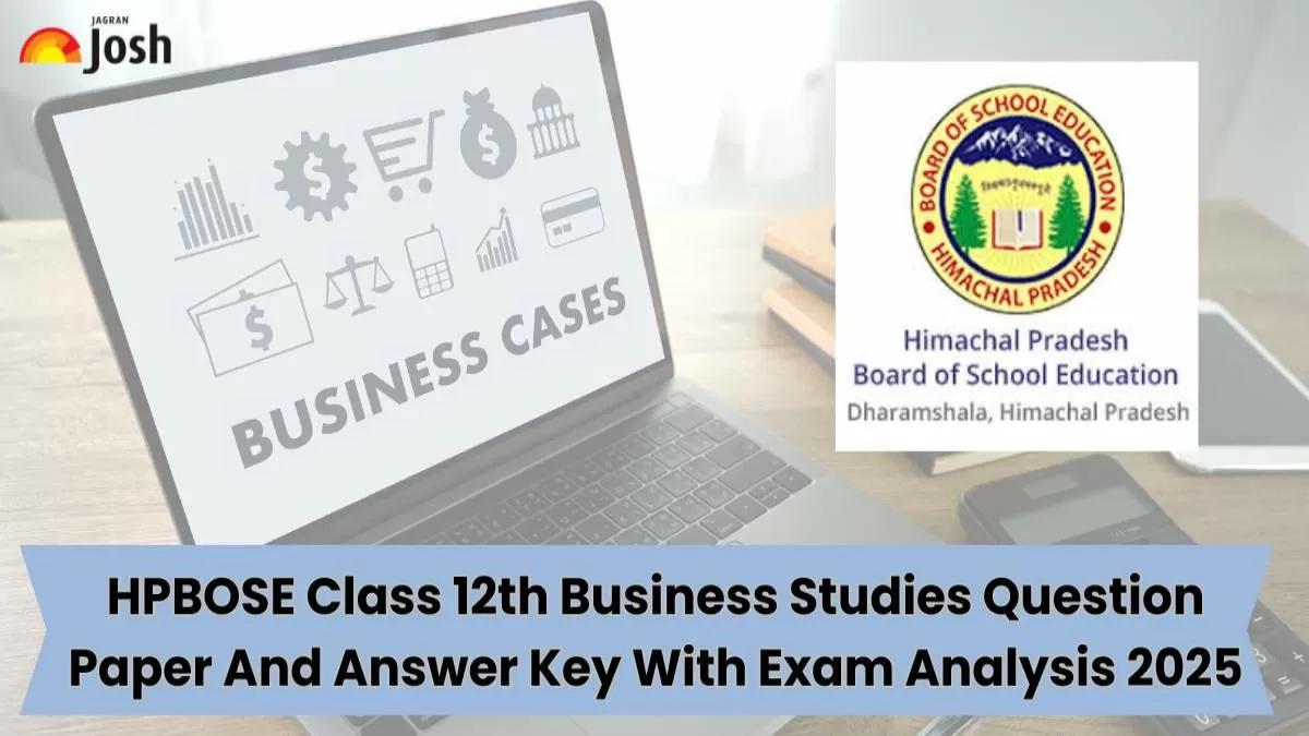 HPBOSE Class 12th Business Studies Exam 2025