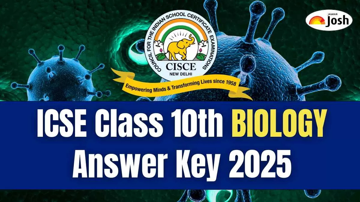 ICSE Class 10 Biology Answer Key 2025, Download PDF 