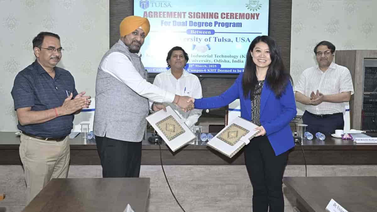 KIIT-DU and University of Tulsa Partner to Launch Dual Degree Program
