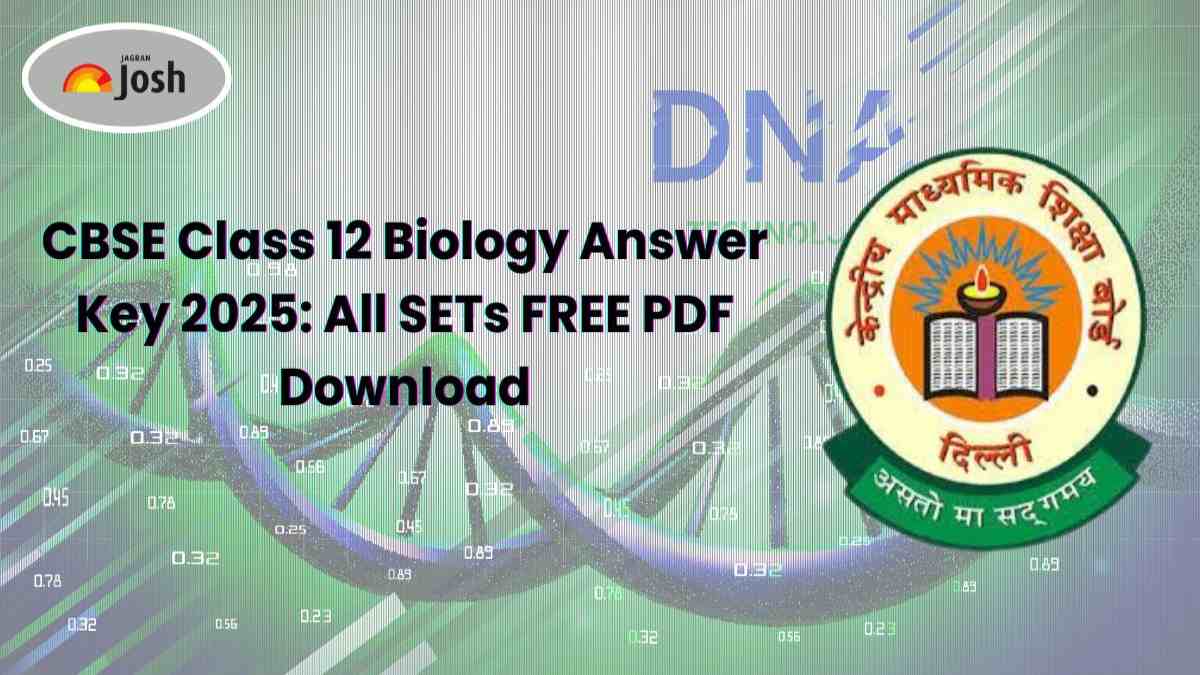 CBSE Class 12th Biology Answer Key 2025, All SETs FREE PDF Download