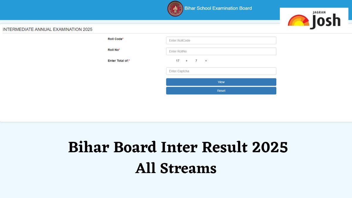 Bihar Board Inter Result 2025 OUT: Check BSEB 12th result for all streams.