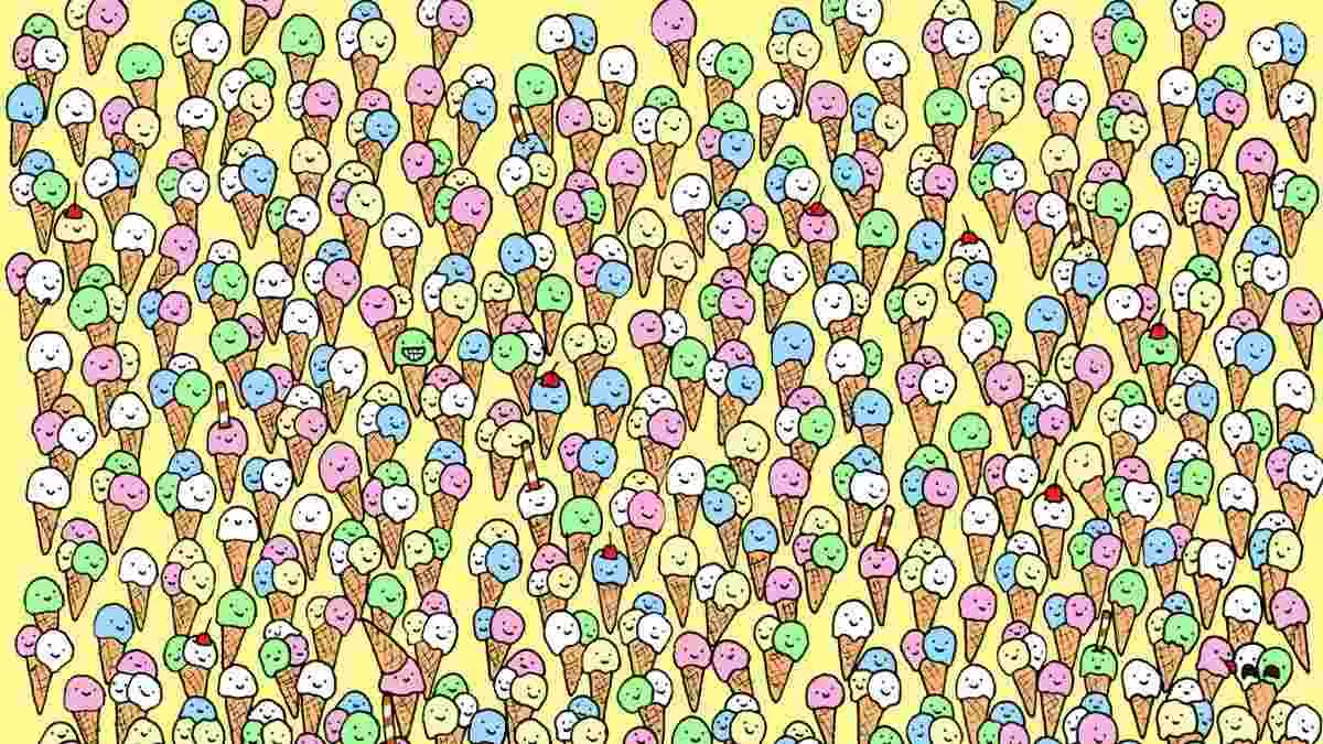 Can You Find the Lollipop Among These Ice Cream Cones?