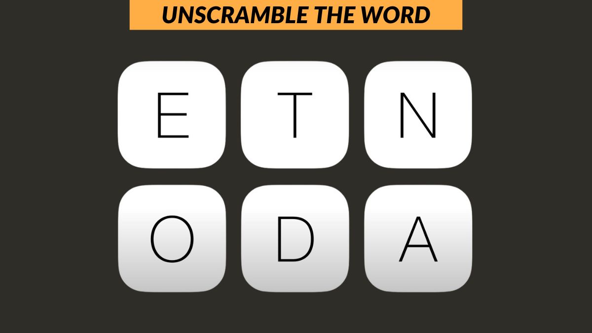 Only 1% with high IQ can unscramble the word in 4 seconds!