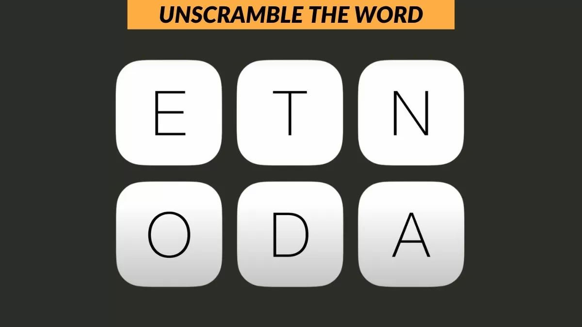 Unscramble the word in 4 seconds