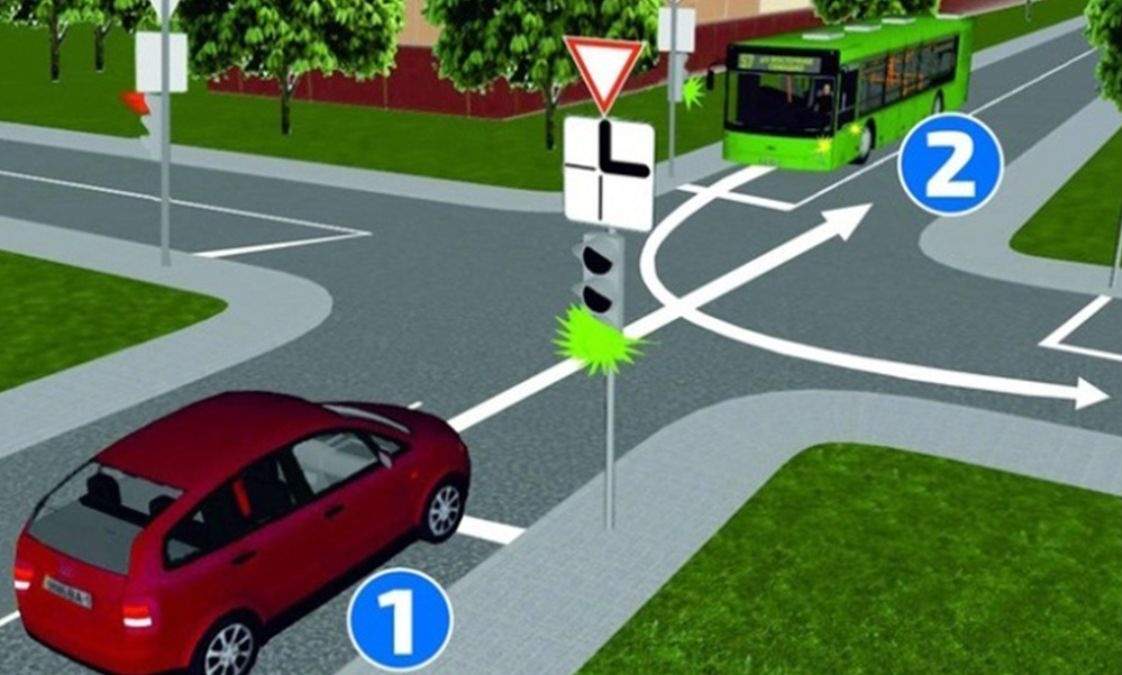 who goes first bus or car traffic puzzles iq test
