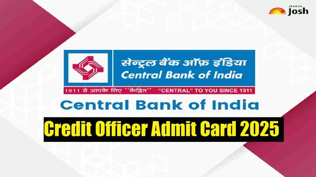 Central Bank of India Credit Officer Admit Card 