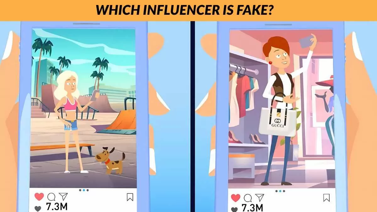 Find the fake influencer in 5 seconds