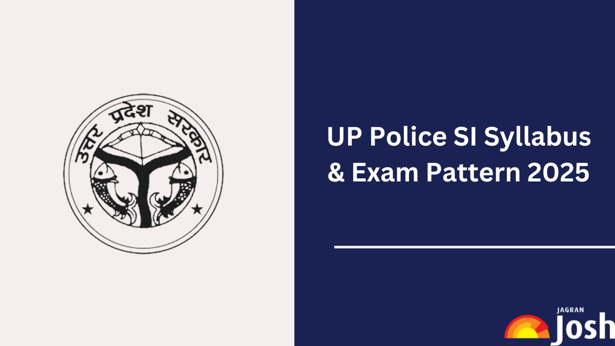 UP Police SI Syllabus 2025: Download Syllabus PDF for Written Test and Check Exam Pattern