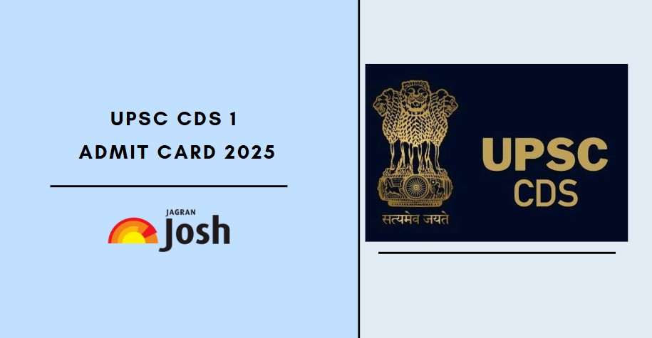 CDS Admit Card 2025 Released at upsconline.gov.in: Download UPSC CDS 1 Call Letter 