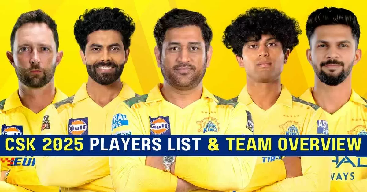 CSK 2025 Squad