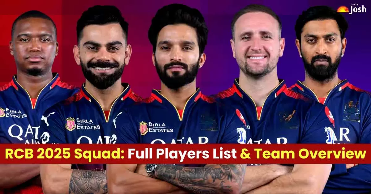 RCB 2025 Squad: Full Players List & Team Overview