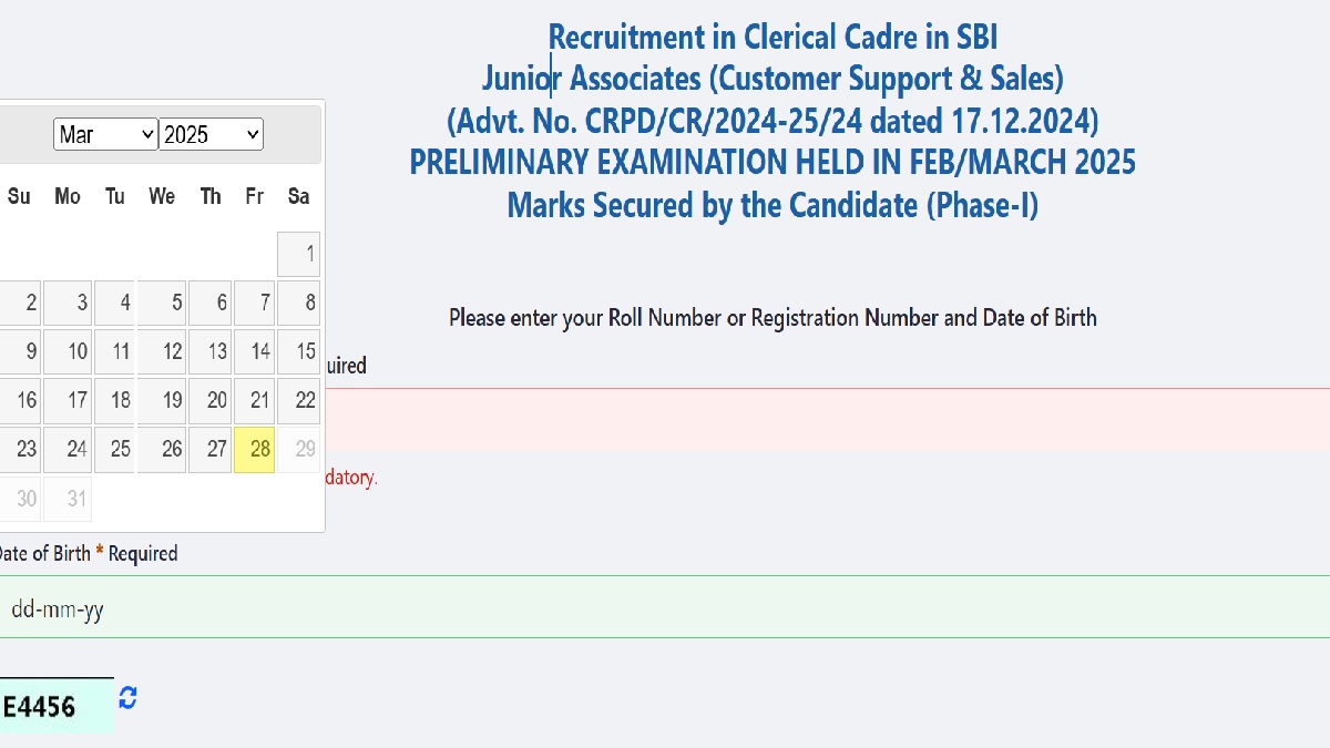 SBI Clerk Pre Result 2025 Download Lik