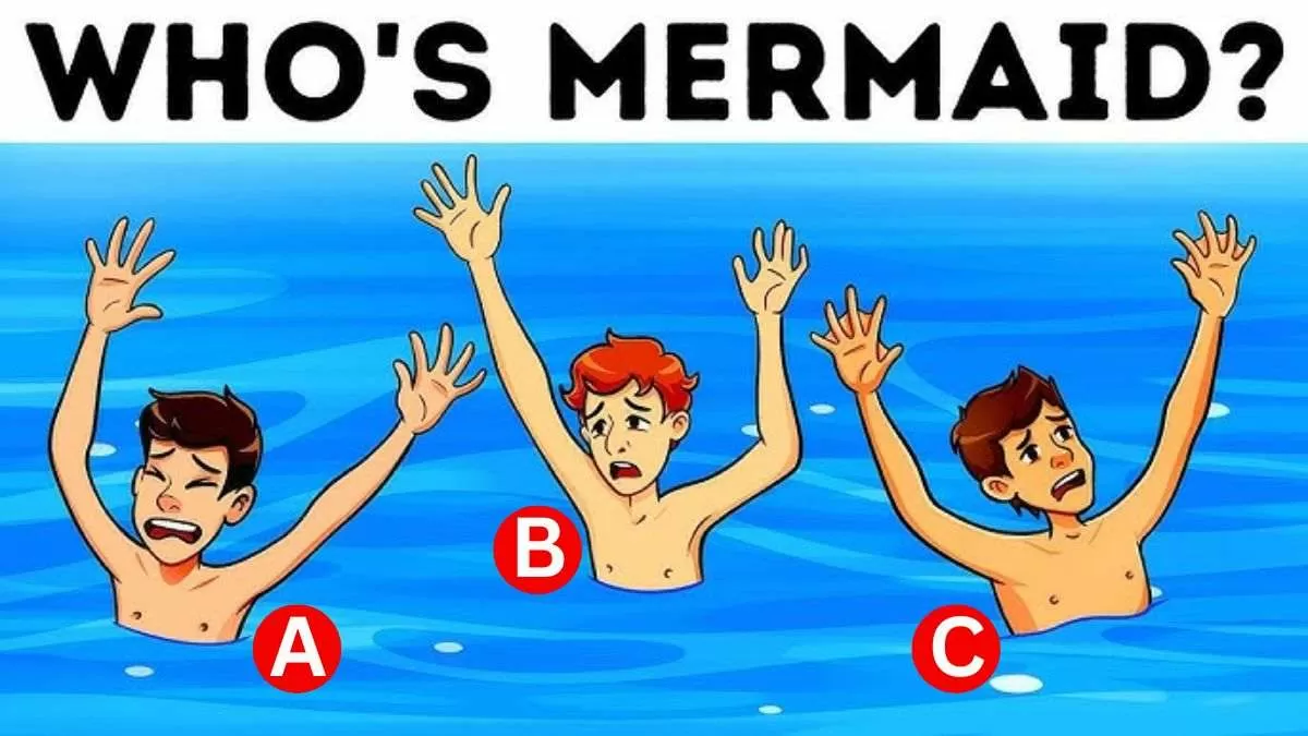 Brain Teaser IQ Challenge: Who’s the Mermaid?