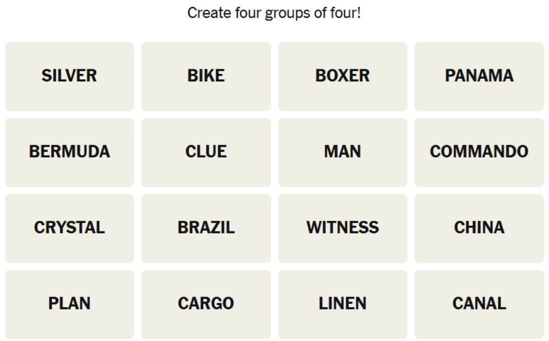 NYT Connections Hints March 29