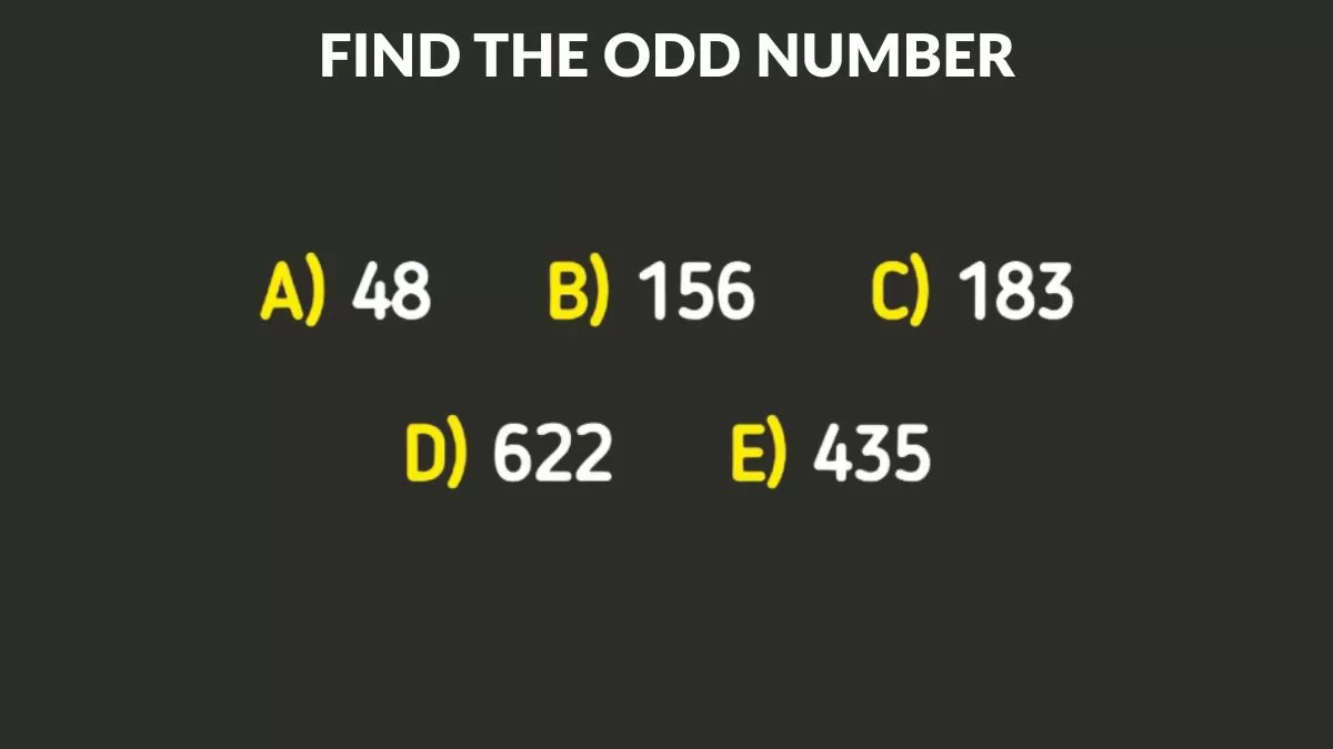 Find the odd number