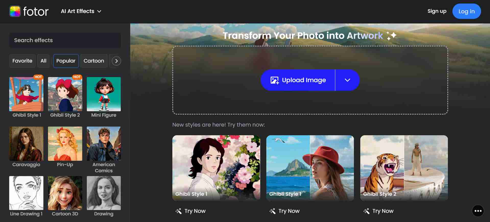 fotor ghibli image generator