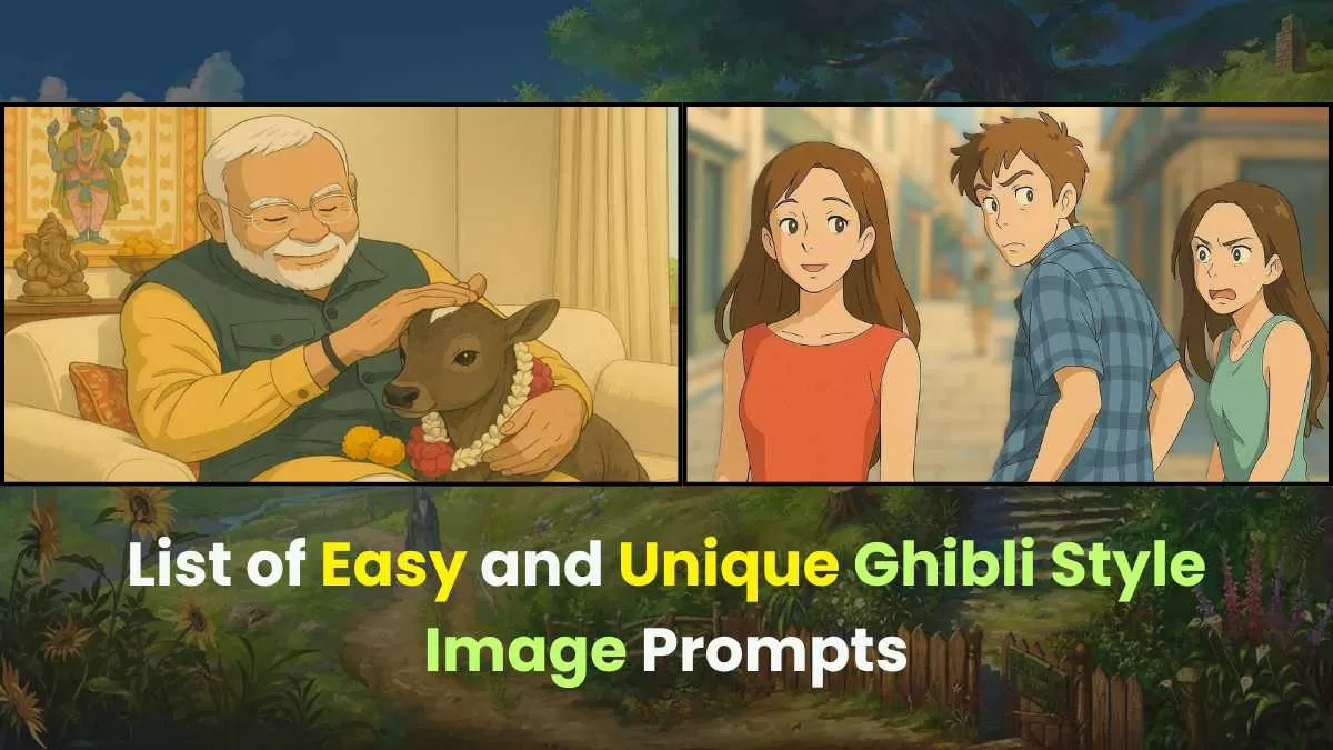 Ghibli Image AI Prompts