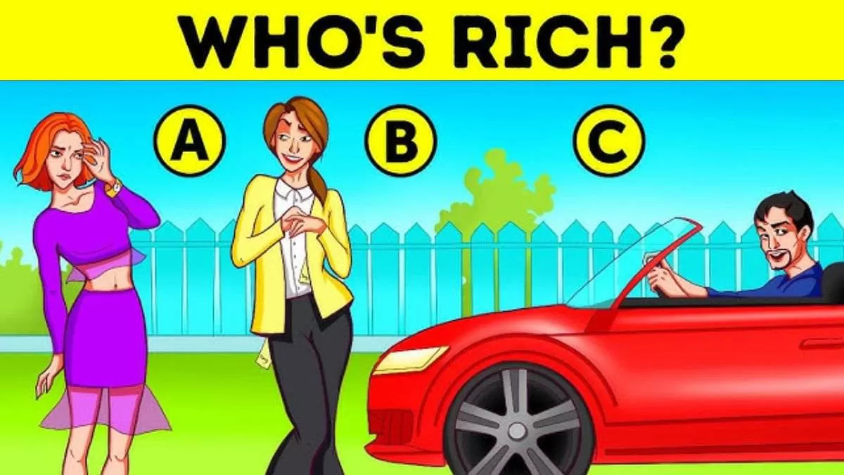 IQ Puzzle: Can You Tell Who Is Rich?