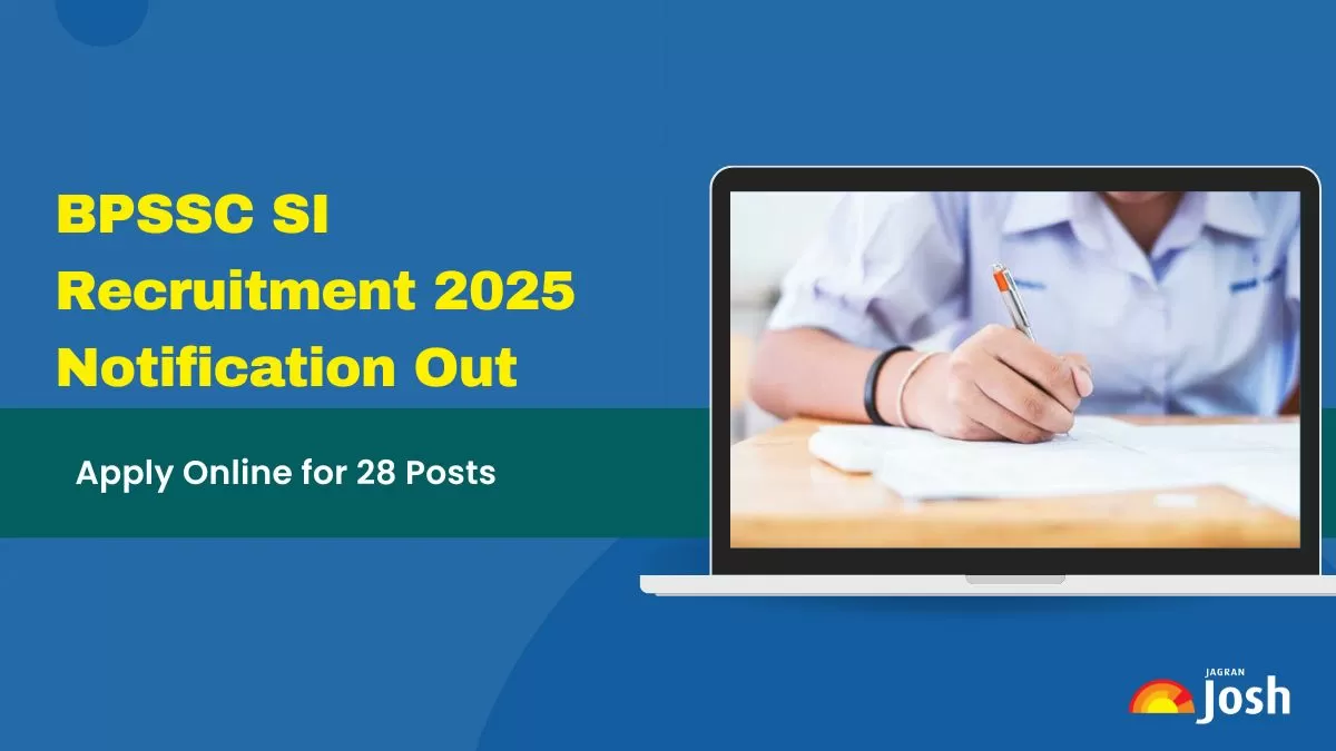 BPSSC SI Prohibition Recruitment 2025 Notification Out,  Apply Online at bpssc.bihar.gov.in