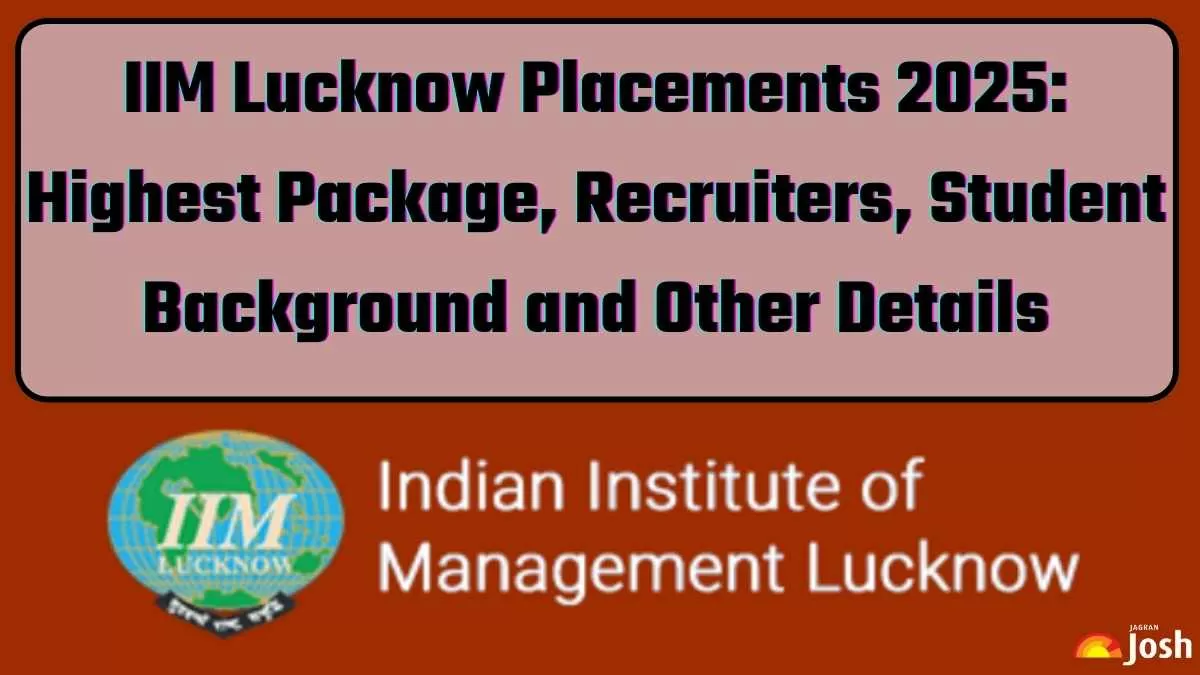 IIM Lucknow Placements 2025