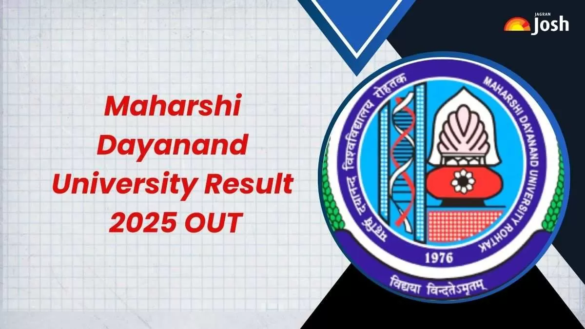 Maharshi Dayanand University Result 2025 OUT