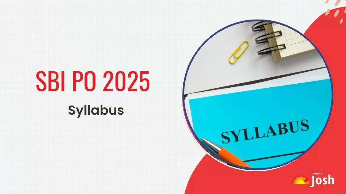 SBI PO Syllabus 2025