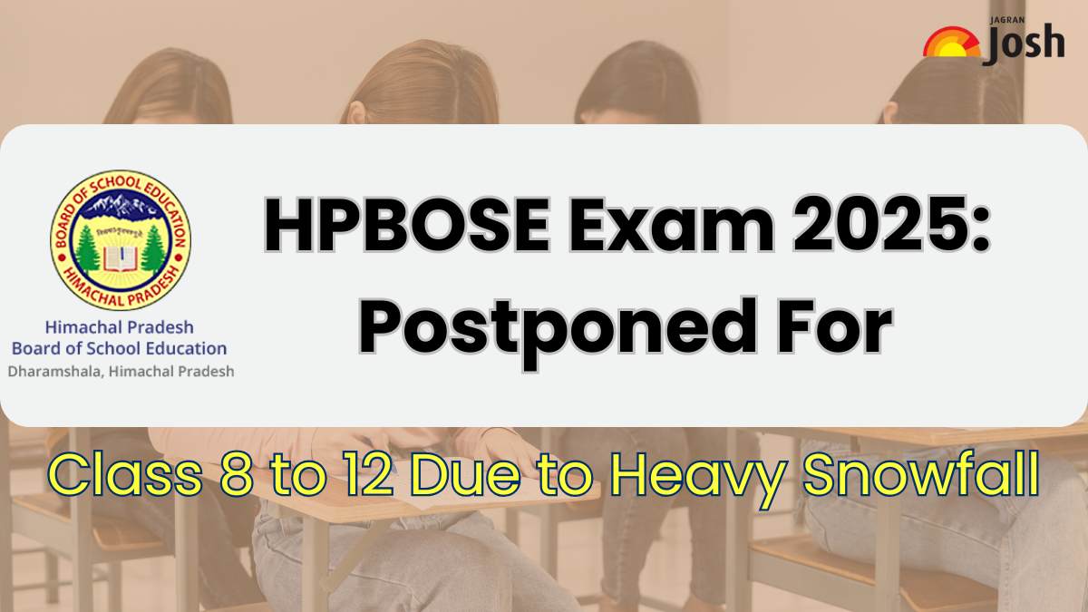 HPBOSE Exam 2025: Postponed For Class 8 to 12 Due to Heavy Snowfall, Details Here