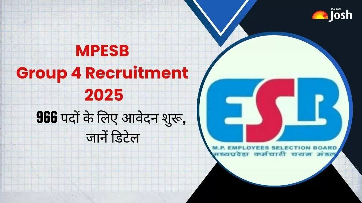 MPESB Group 4 Recruitment 2025 Apply Online
