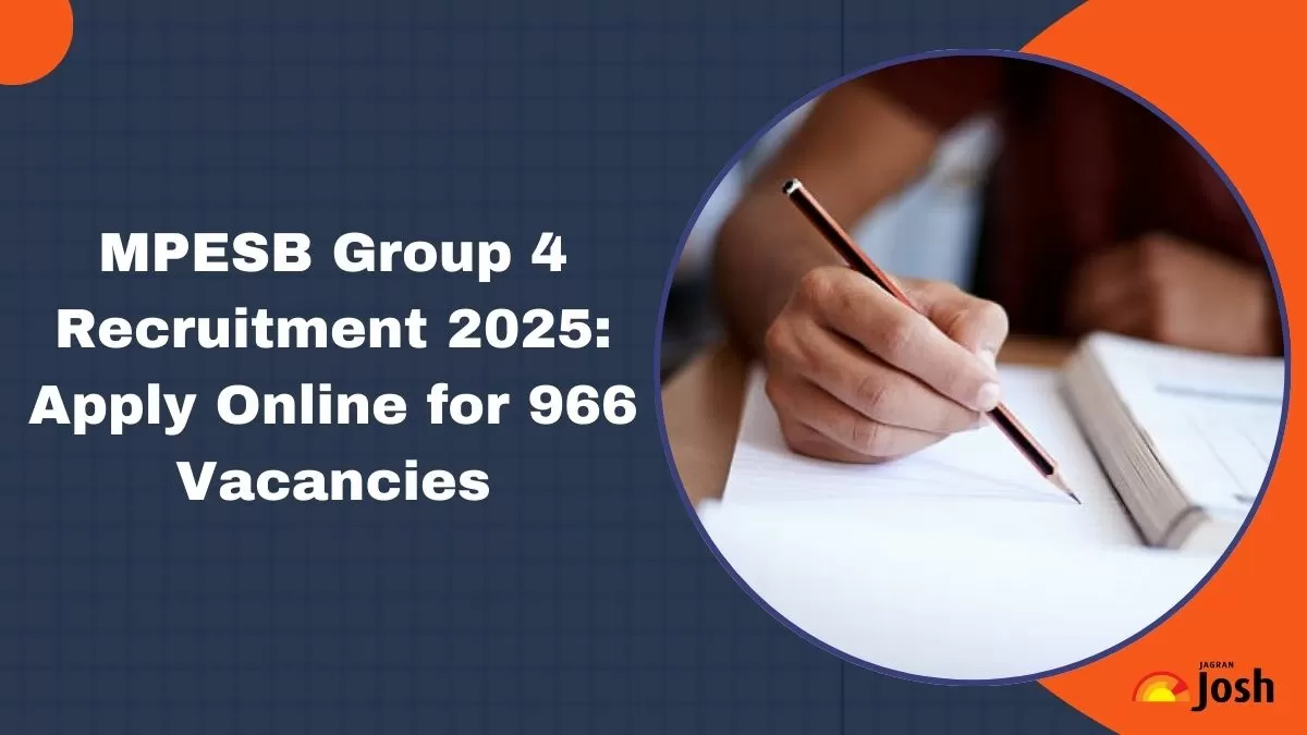MPESB Group 4 Recruitment 2025 Notification Out, Apply Online for 966 Revised Vacancies