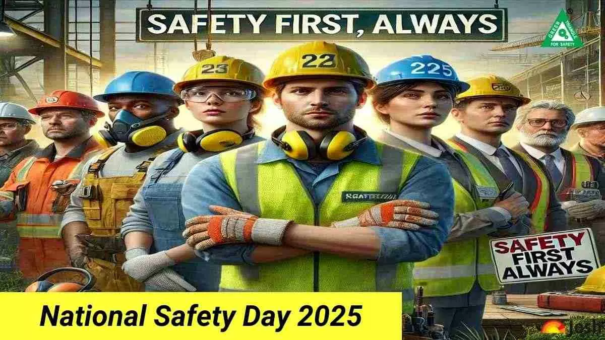National Safety Day 2025 Theme History Significance First Piper