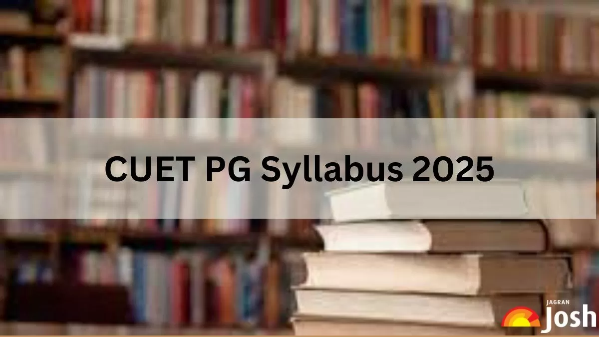 CUET PG 2025 Syllabus PDF