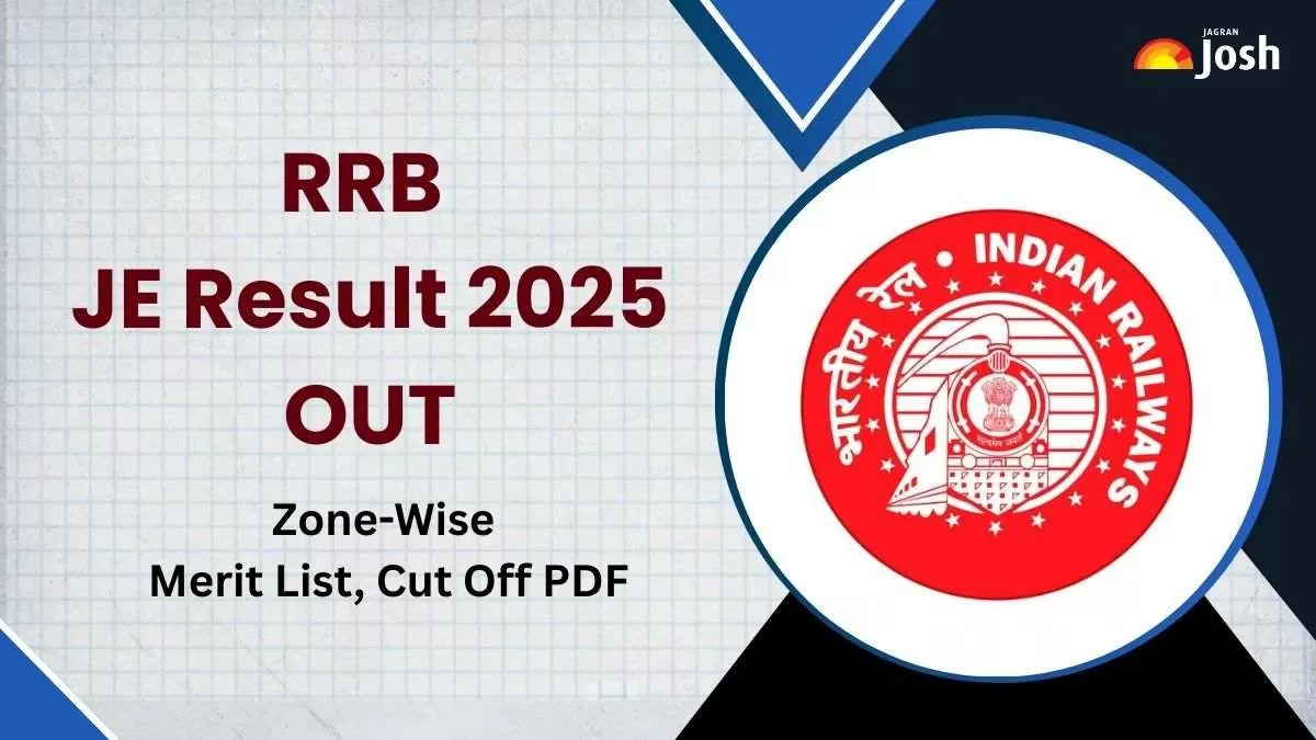 RRB JE Result 2025 OUT
