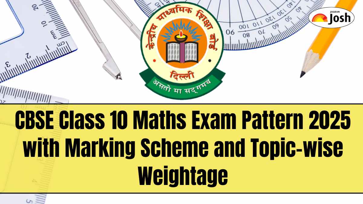 CBSE Class 10 Maths Exam Pattern 2025 with Marking Scheme and Topic-wise Weightage