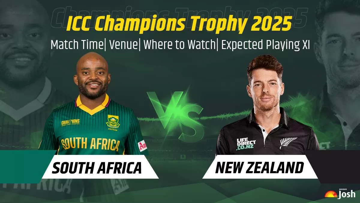 New Zealand Vs South Africa Full Match New Zealand vs South Africa Champions Trophy 2025: Match Time, Head to
