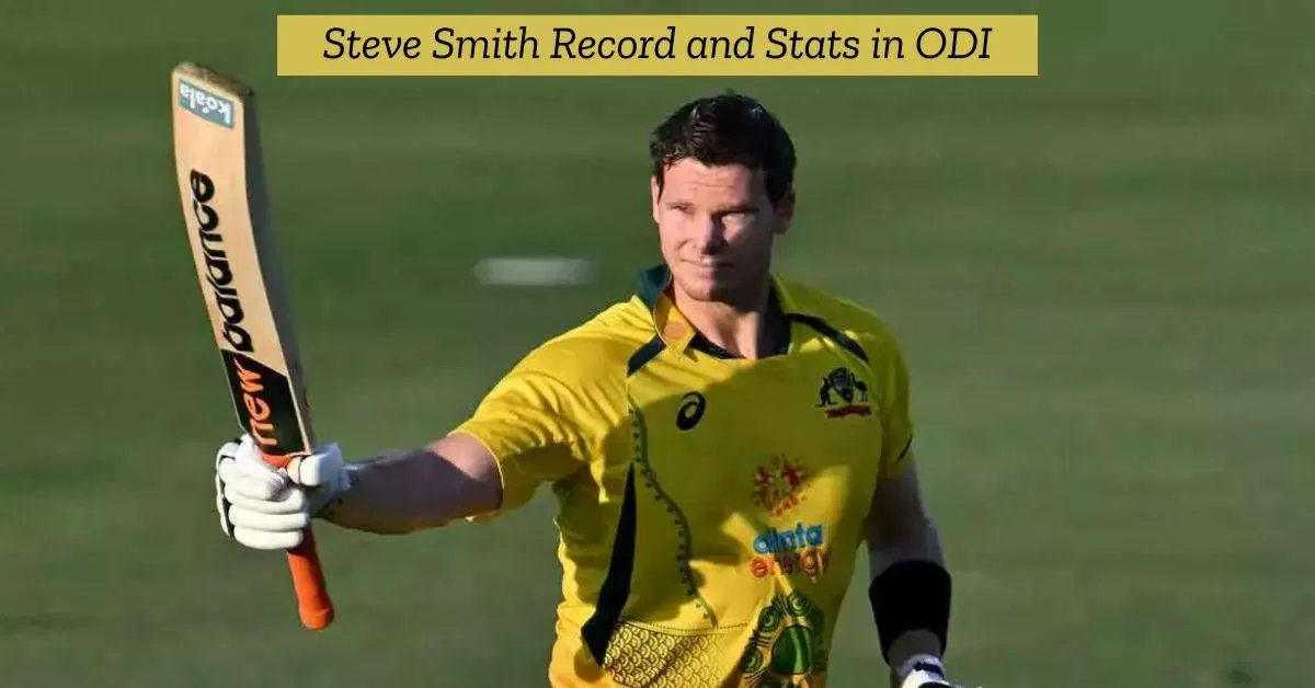 Steve Smith Records, Centuries and Other Statistics in ODI