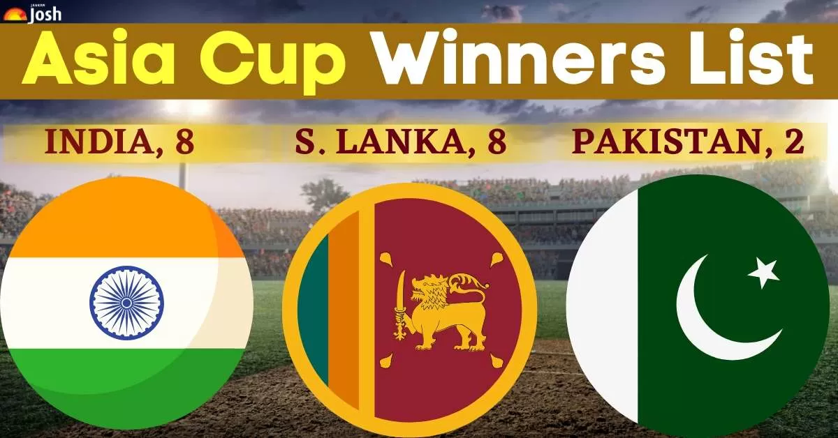 List of the Asia Cup Winners from 1984 Till Now