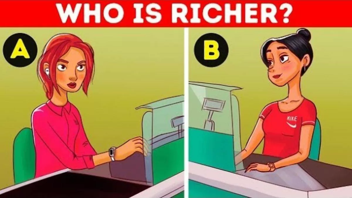 Spot Who Is Richer.