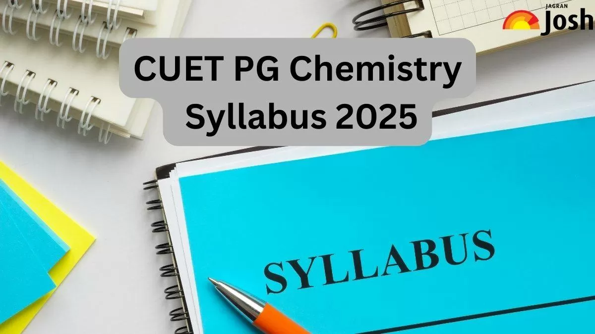 CUET PG Chemistry  Syllabus 2025