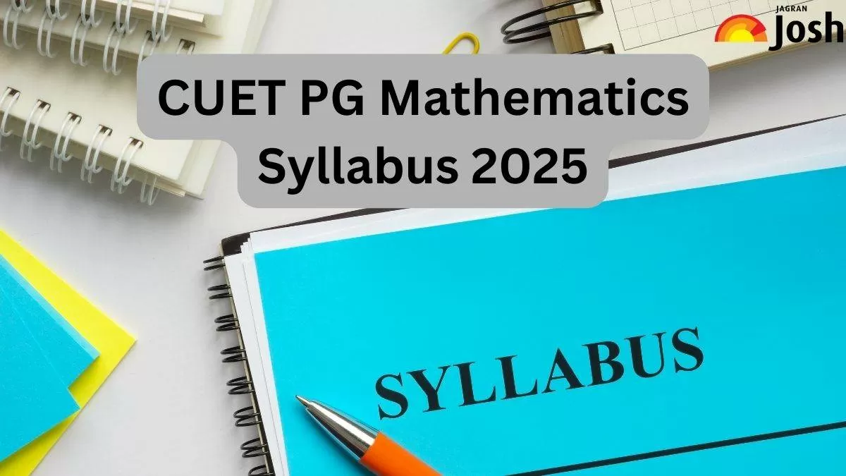 CUET PG Mathematics syllabus 2025