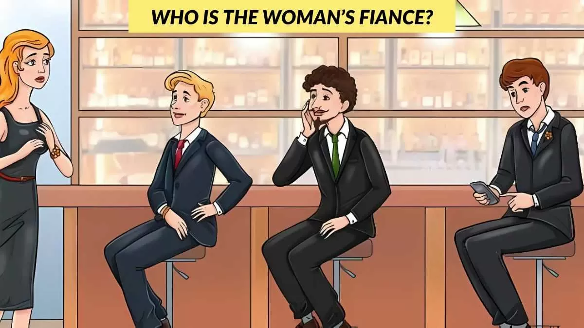 Who is the woman's fiance?
