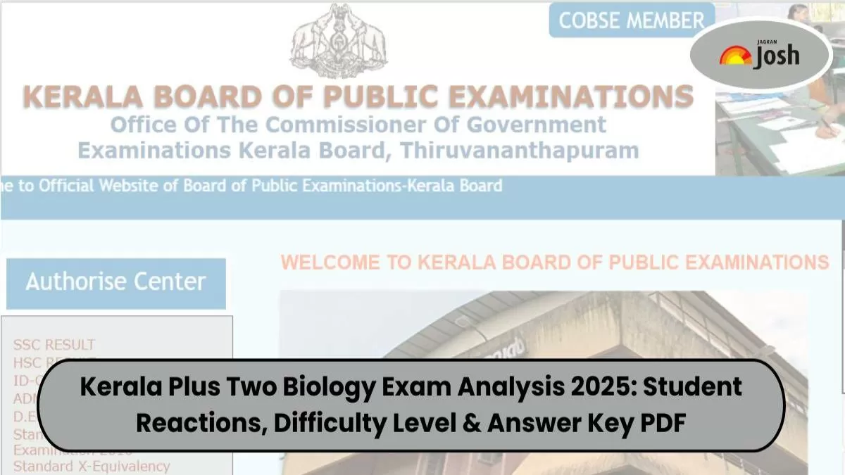 Kerala Plus Two Biology Exam Analysis 2025