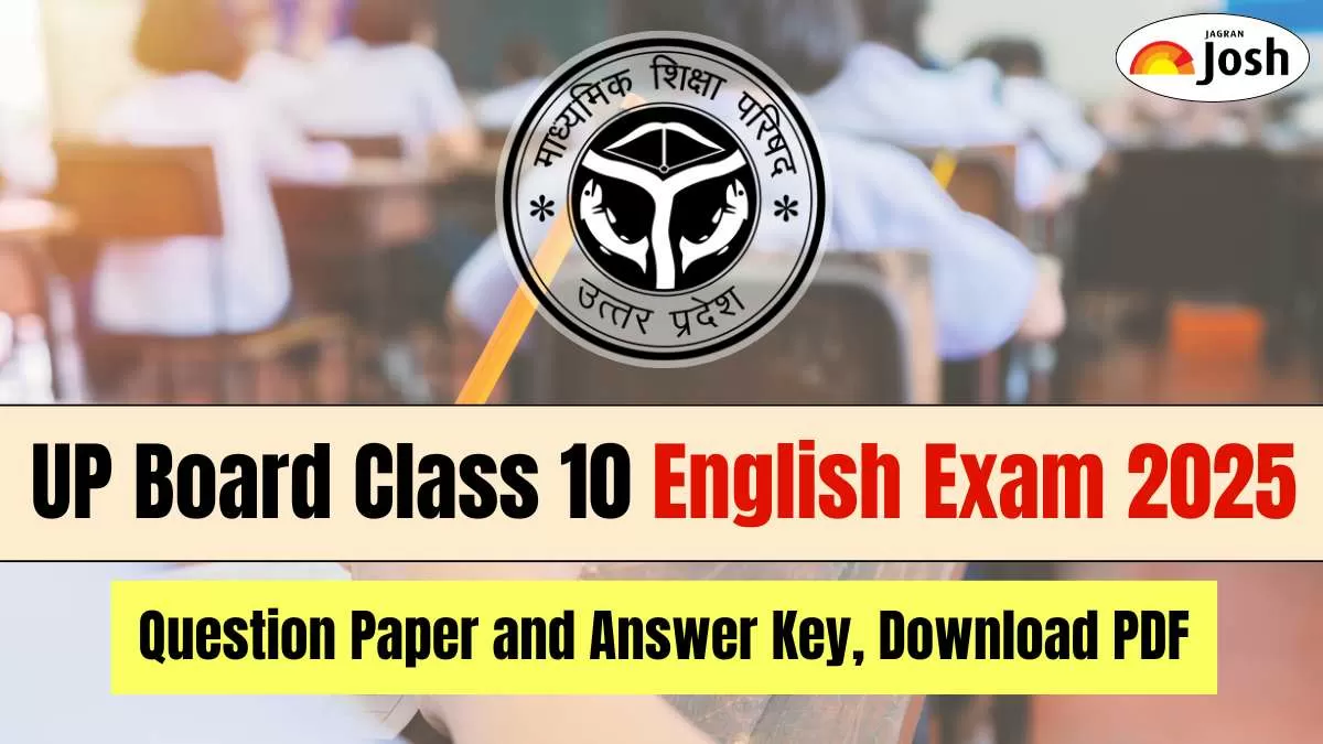 UP Board Class 10 English Exam 2025: Check Question Paper and Answer Key here