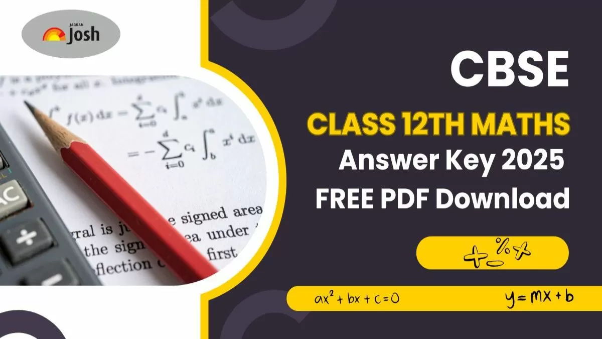 CBSE Class 12th Maths Answer Key 2025