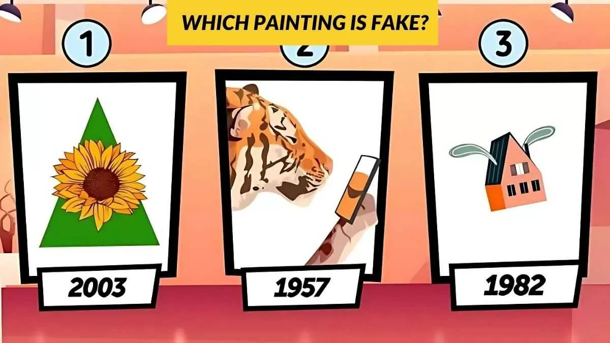 Which painting is fake?