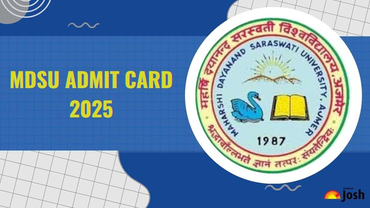 MDSU Admit Card 2025 OUT at mdsuexam.org; Direct Link to Download Main Exam Hall Ticket PDF