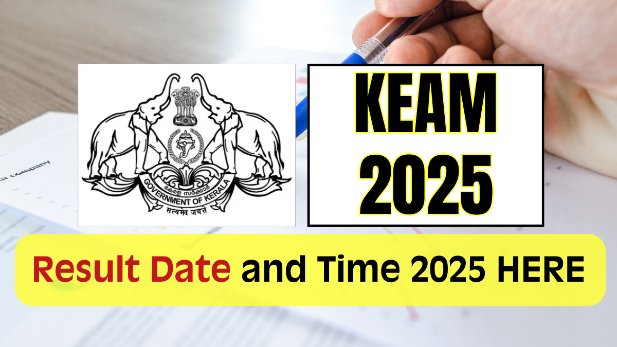 KEAM Exam 2025 Result date and time here.
