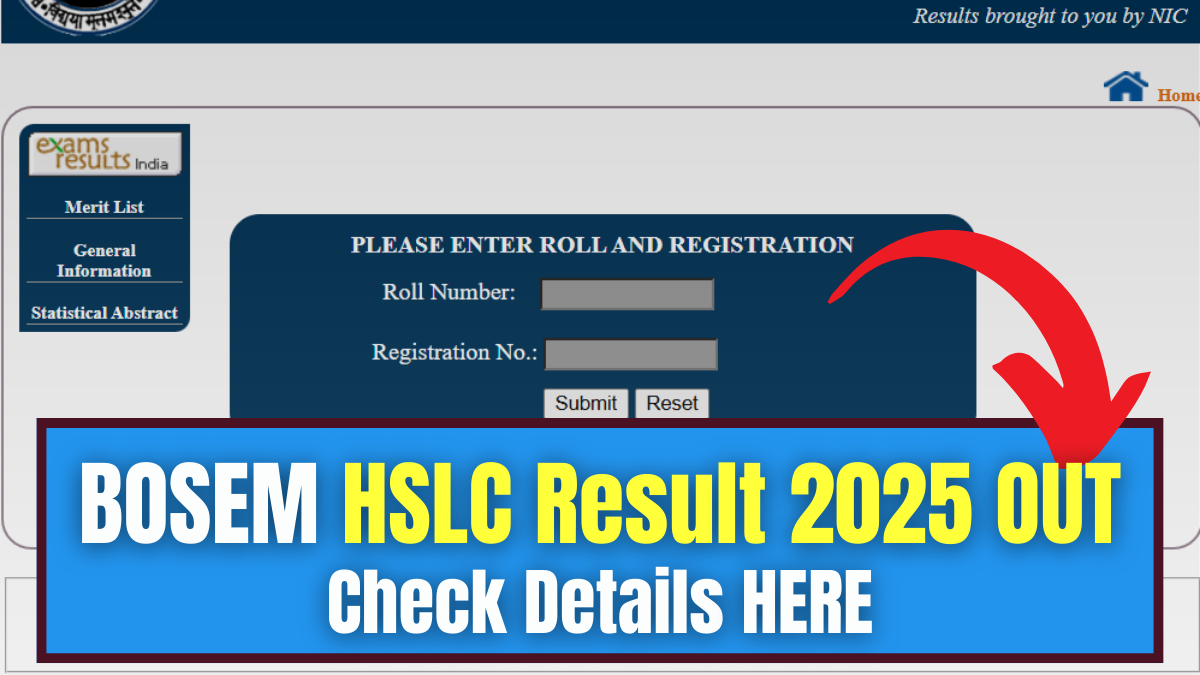 manresults.nic.in 2025 HSLC Result OUT: Direct Link Check to Manipur Board 10th Result at result.bosem.in 